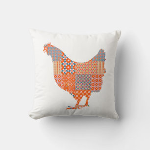 Coussin Patchwork Motif Picket ferme animal