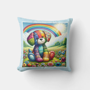 Coussin Patchwork Pup Paradise