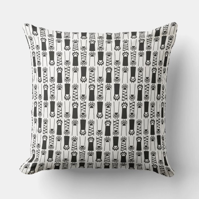 Coussin Pâtes de chat (Recto)