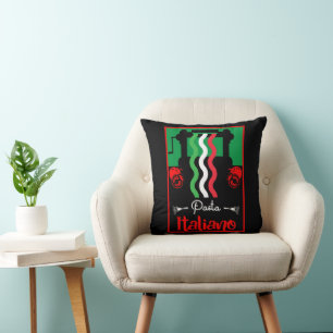 Coussin Pâtes italiennes classique Cadeau de cuisine