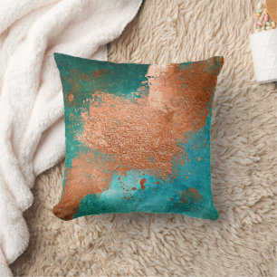 Coussin Patina en cuivre