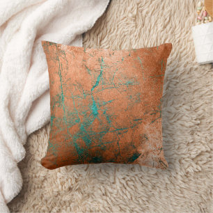 Coussin Patina en cuivre