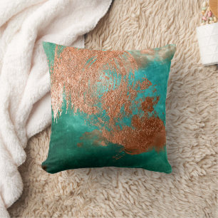 Coussin Patina en cuivre