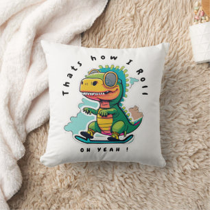 Coussin Patinage pour bébés Dinosaures   C'est comme ça qu