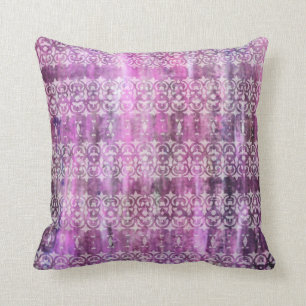 Coussin Patine pourpre : En filigrane