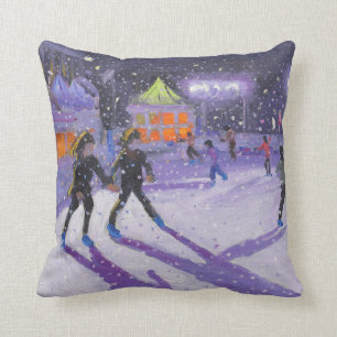Coussin Patineurs Derby 2014 de nuit