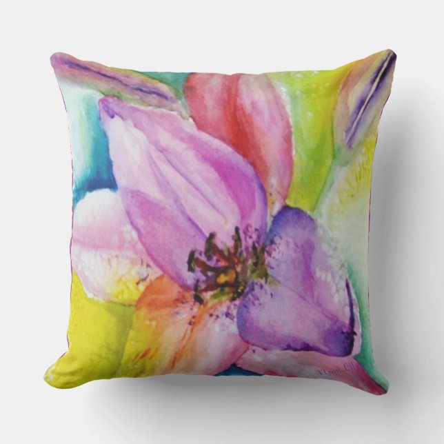 COUSSIN PATIO CLAIR NEON LILY FLOWER (Recto)