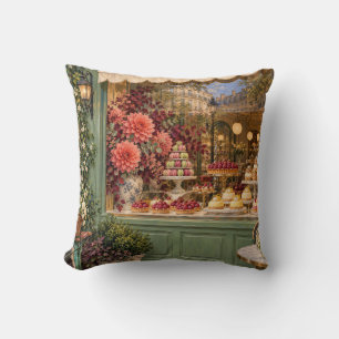 Coussin Pâtisserie Paris Sage Gâteaux aux Framboises