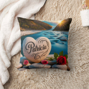 Coussin Patricia's River Heart