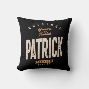Coussin Patrick Nom personnalisé - Drôle Patrick