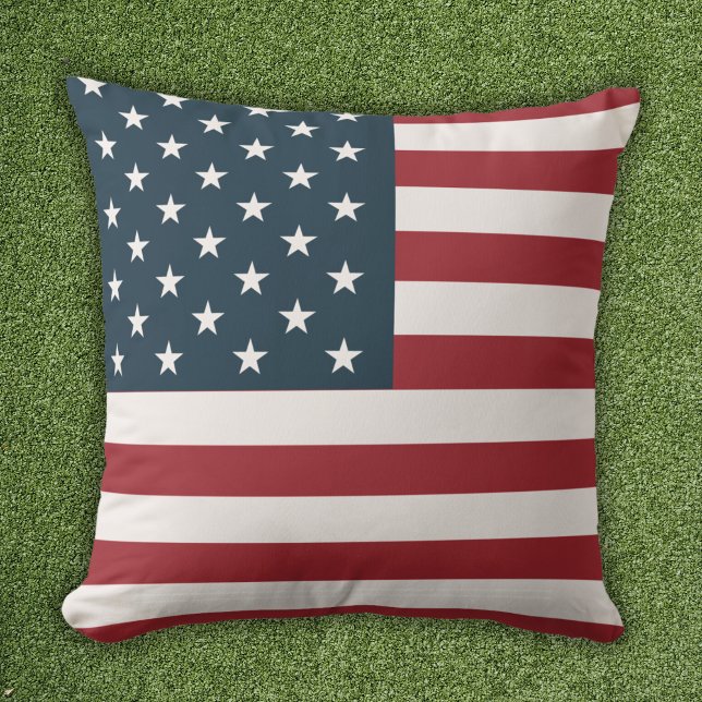 Coussin Patriotic American Flag (Créateur téléchargé)
