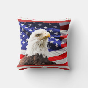 COUSSIN PATRIOTIQUE AMÉRICAIN DU DRAPEAU