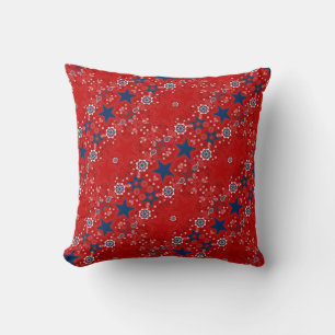 Coussin Patriotique Bandana Americana