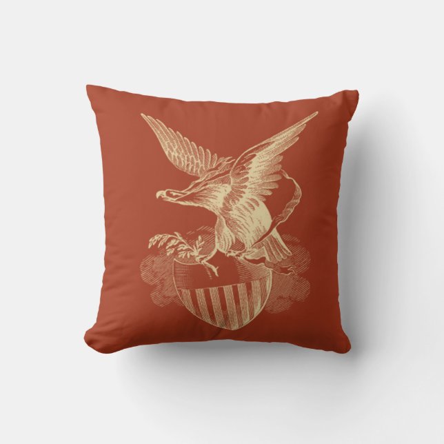 Coussin patriotique d'Eagle (Recto)