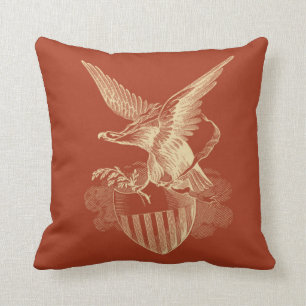 Coussin patriotique d'Eagle