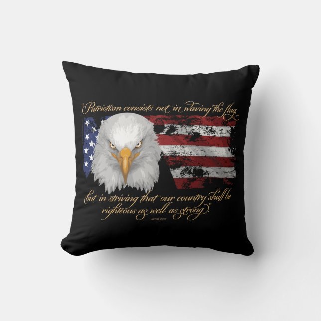 Coussin Patriotisme juste (Recto)