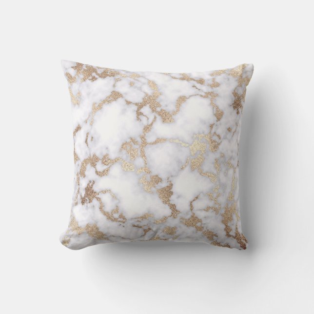 Coussin Pattern de Chic White Gold Foil (Recto)