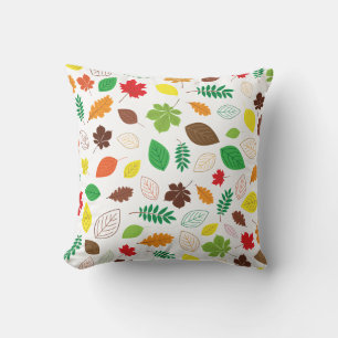 Coussin Pattern de Colorful Autumn Leaves