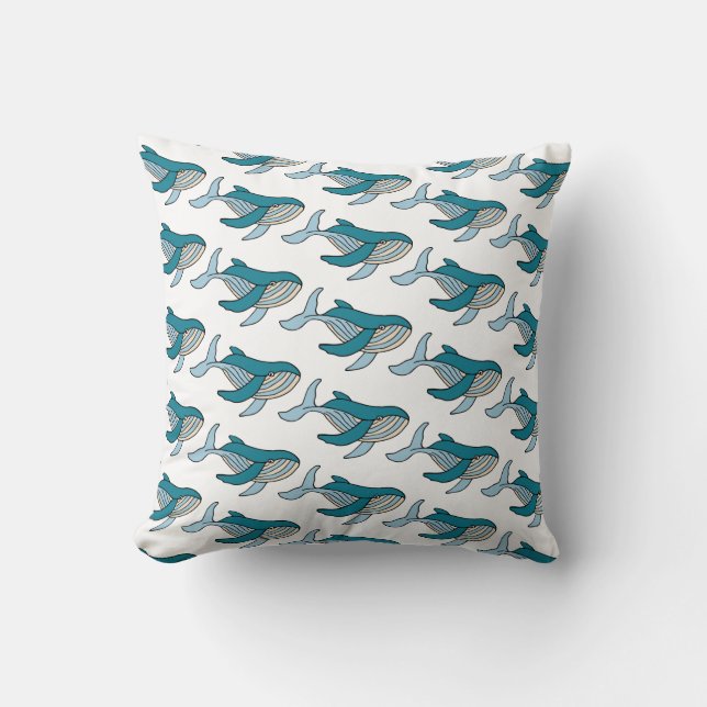 Coussin Patters de Whale (Recto)