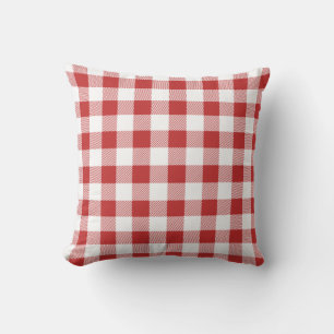 Coussin Patters rouges Gingham