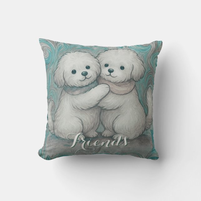Coussin Pattes apparentées  (Recto)