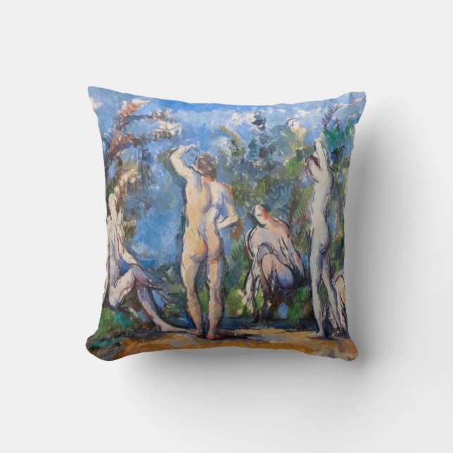 Coussin Paul Cezanne - Cinq Baigneurs (Recto)
