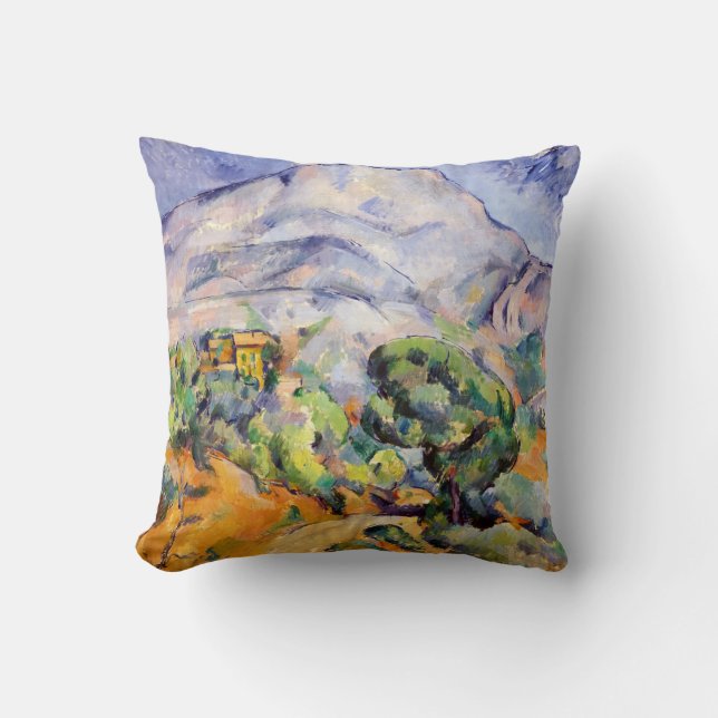 Coussin Paul Cezanne - Mont Sainte-Victoire, Route de la T (Recto)