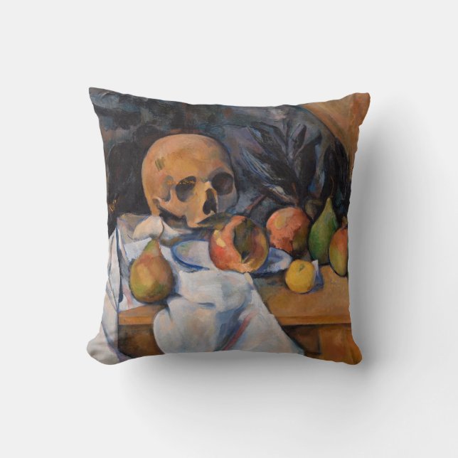 Coussin Paul Cezanne - Nature morte au crâne (Recto)