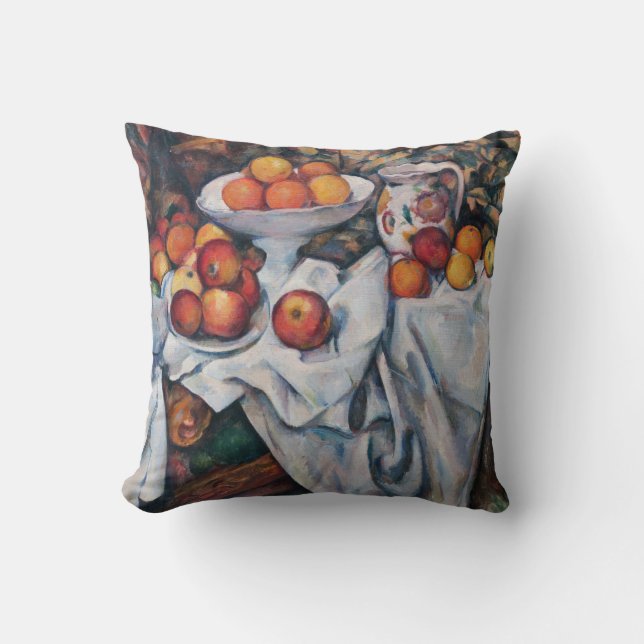 Coussin Paul Cezanne - Nature morte, pommes et oranges (Recto)