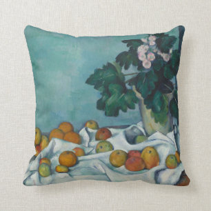 Coussin Paul Cezanne Vie morte avec des pommes et un pot