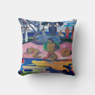 Coussin Paul Gauguin - Jour de la déesse / Mahana no atua