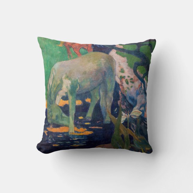 Coussin Paul Gauguin - Le Cheval Blanc (Recto)