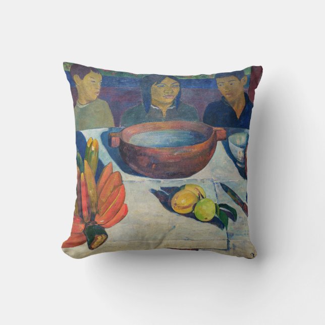 Coussin Paul Gauguin - Le Repas / Bananes (Recto)