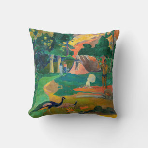 Coussin Paul Gauguin - Paysage avec Peacocks / Matamoe
