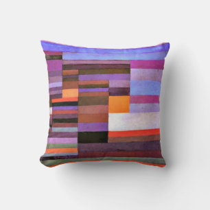 Coussin Paul Klee art : Soirée des incendies