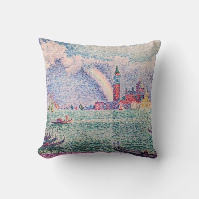 Coussin Paul Signac - Arc-en-ciel, Venise (Recto)
