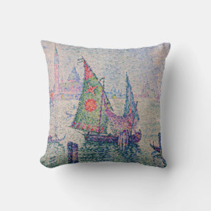 Coussin Paul Signac - La Voile verte