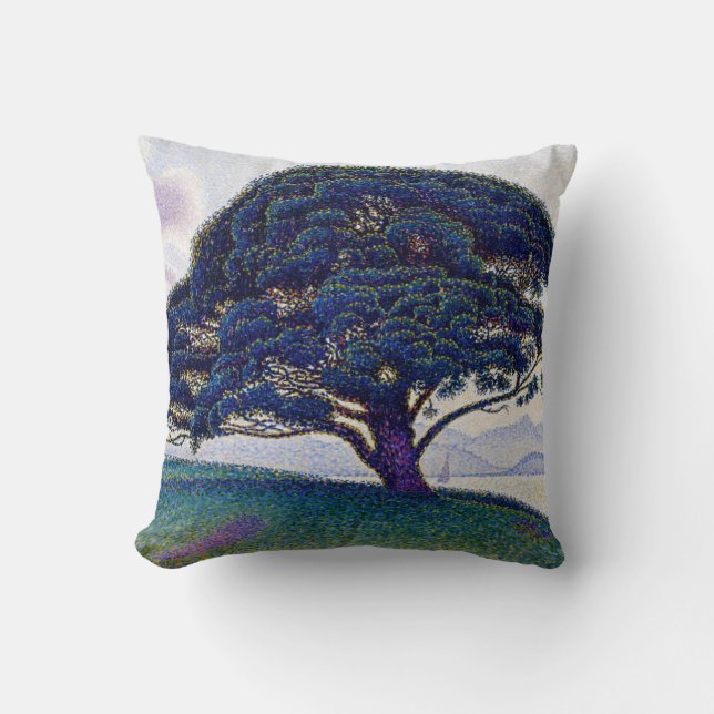 Coussin Paul Signac - Le pin Bonaventure (Recto)