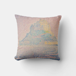 Coussin Paul Signac - Mont Saint Michel Fog et Soleil