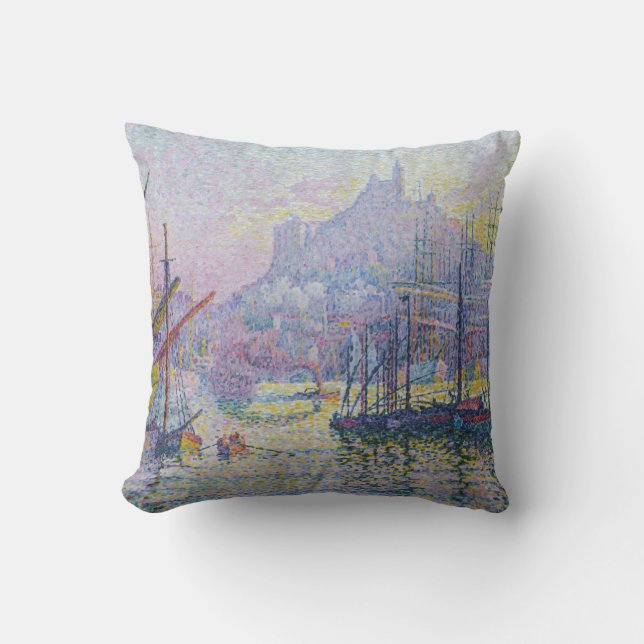 Coussin Paul Signac - Notre-Dame de la Garde, Marseille (Recto)