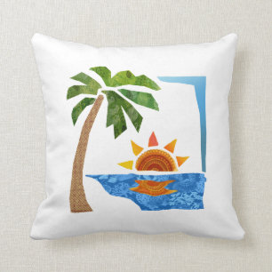 Coussin Paume, Sun et mer
