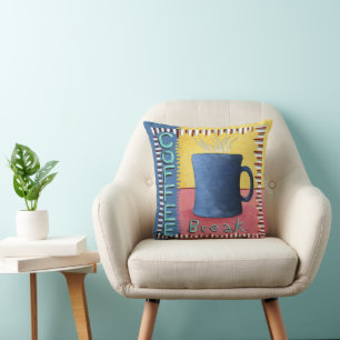 Coussin Pause café