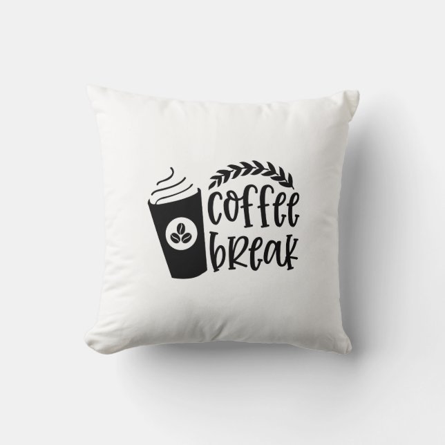 Coussin Pause café (Recto)