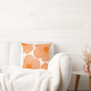 Coussin Pavot à eau orange 3