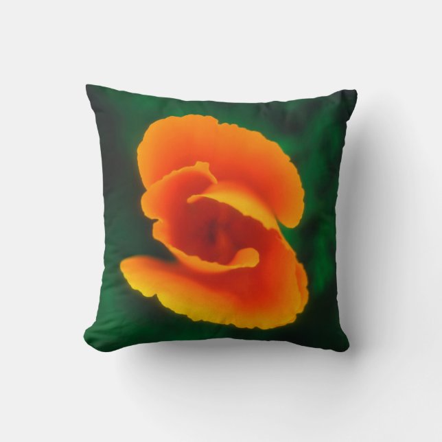Coussin Pavot de Californie (Recto)