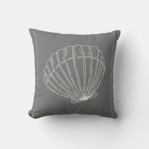 Coussin Paw Shell Lion Style Hamptons