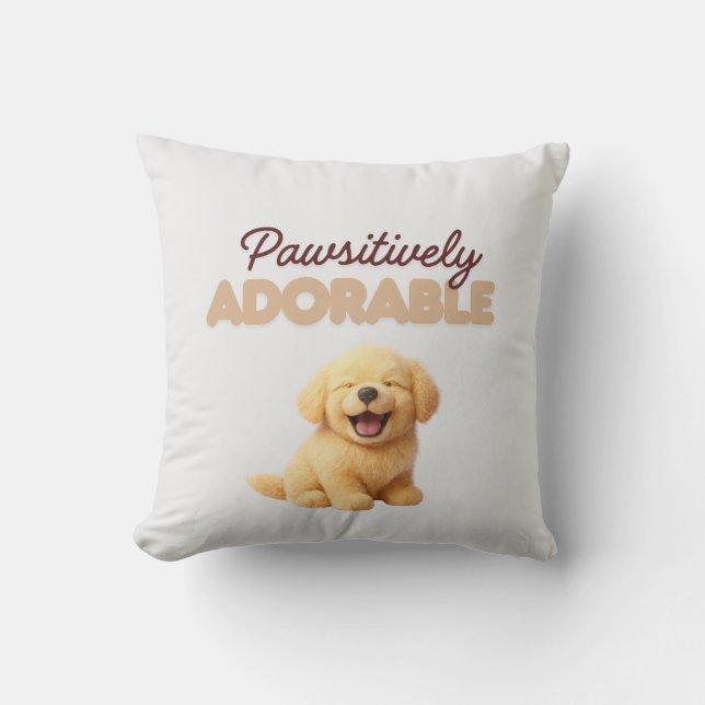 Coussin Pawsitively Adorable  (Recto)