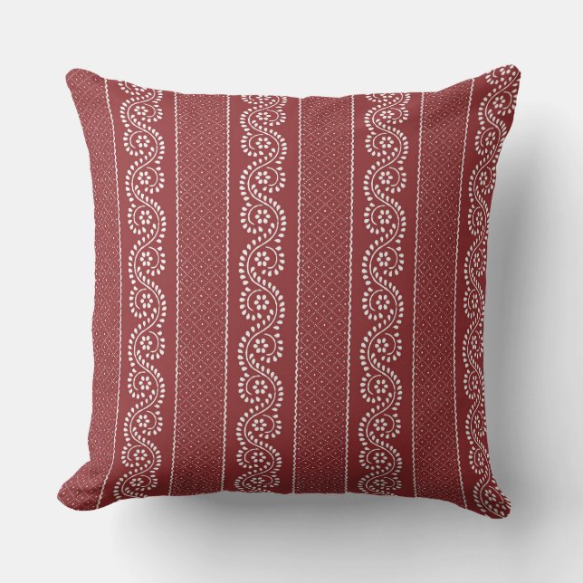 Coussin Pays de Crimson (Recto)