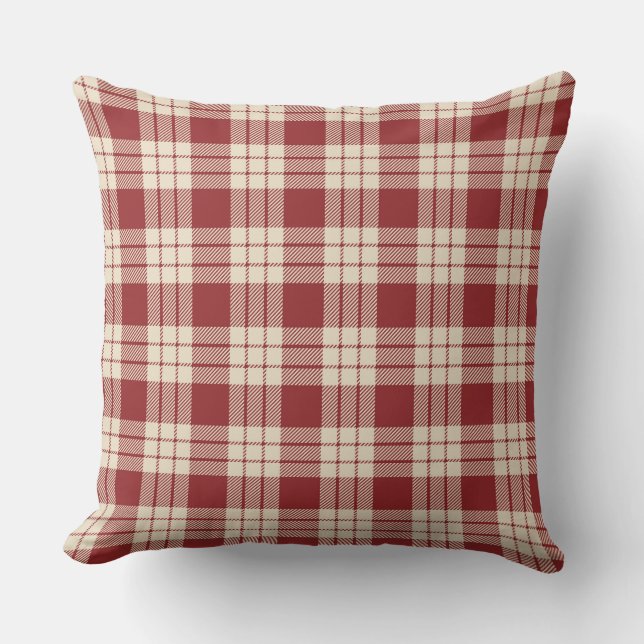 Coussin Pays/Plaid rouge principal (Recto)
