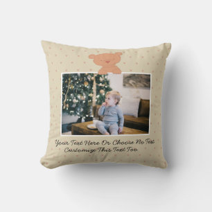 Coussin Pays Russe Agritourisme Coeur mignon Ours En Teddy
